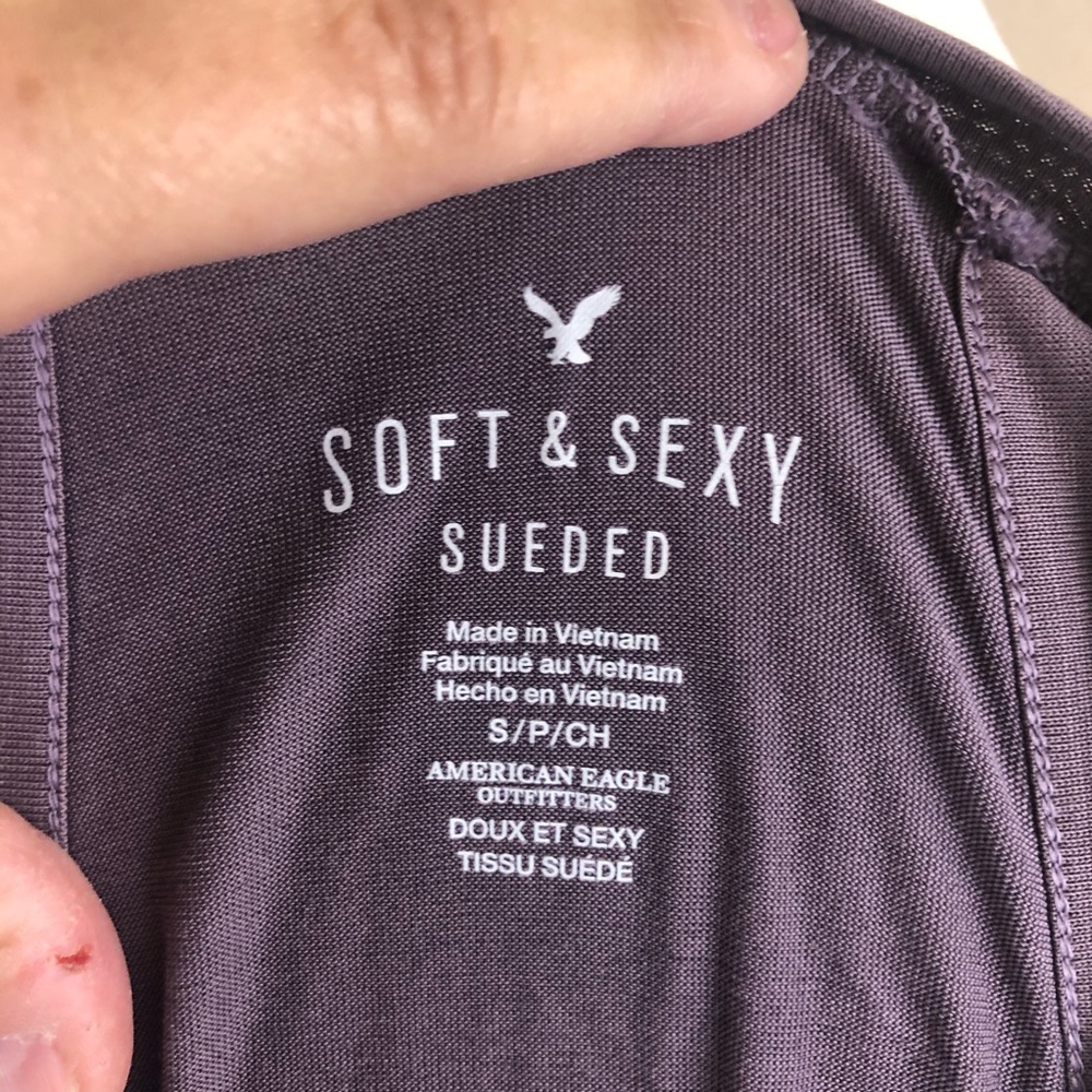 American Eagle Soft & Sexy Sueded Cotton Tank Top - Picture 5 of 7